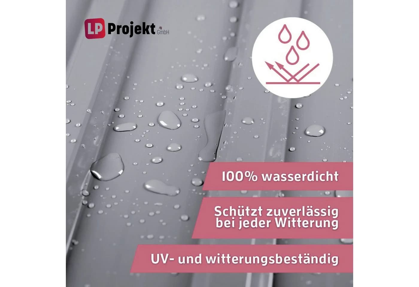 LP projekt Wellplatte Dach Kunststoff Transparent Wetterfest - Bild 3
