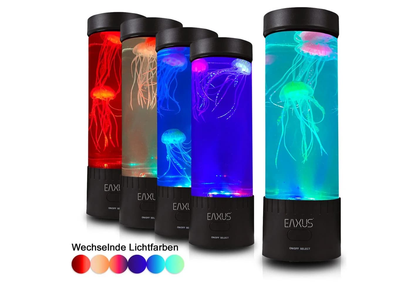 EAXUS LED Quallenlampe Aquarium Bunt mit Farbwechsel - Bild 2