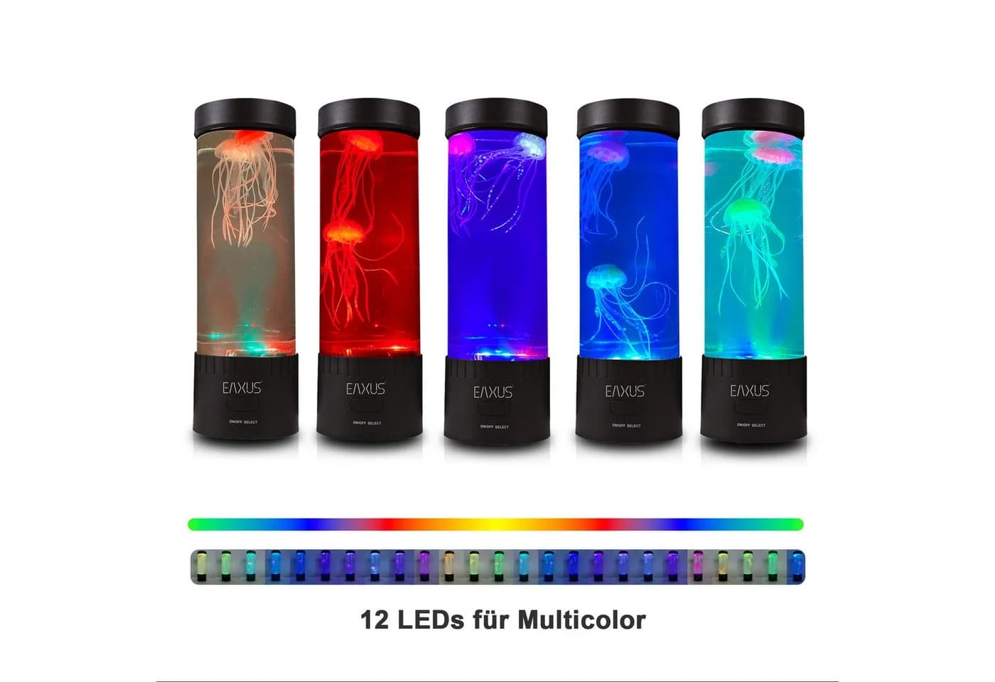 EAXUS LED Quallenlampe Aquarium Bunt mit Farbwechsel - Bild 4