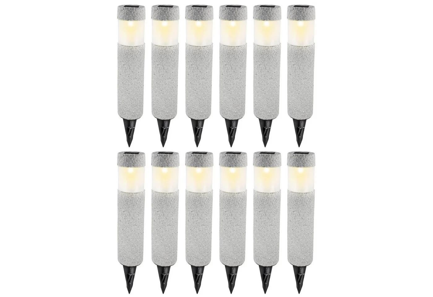 EAXUS onyX Solarlichter LED Gartenleuchte 2er-Set Wetterfest - Bild 2
