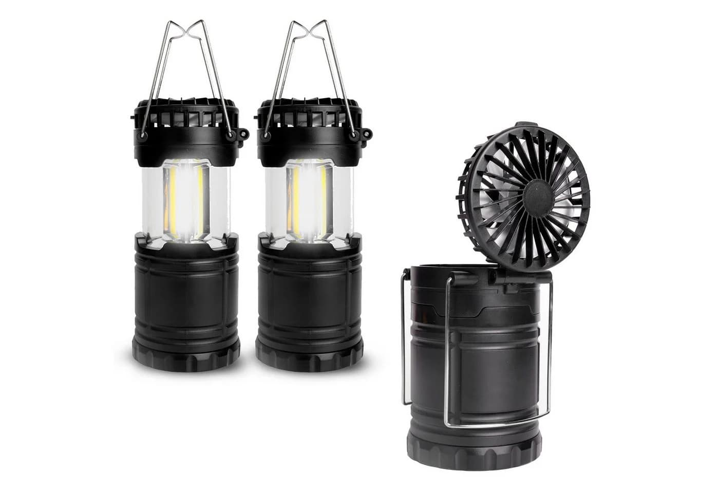 EAXUS CampLite Breeze 2in1 COB LED Laterne Pop-Up Design - Bild 2