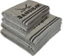 Sansibar Sylt Handtuch Set 4-tlg. Doubleface Frottier Silber/Anthrazit Bild 2