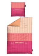 Sansibar Sylt Wendebettwäsche Set Louis Streifendesign 100% Baumwolle Bild 1