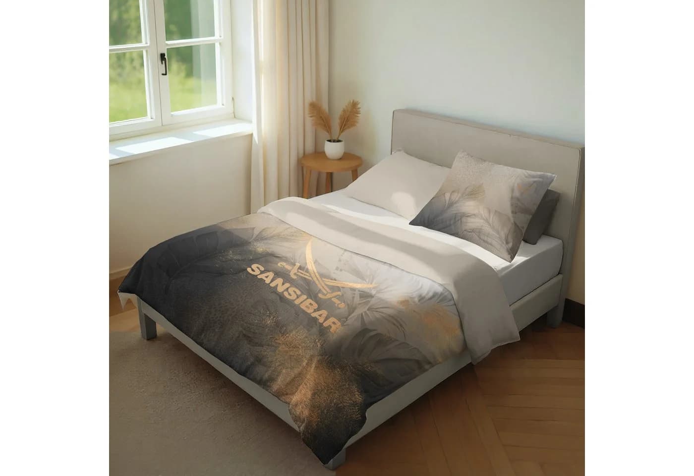 Sansibar Sylt Bettwäsche Jungle 100% Baumwoll-Satin Leo Print