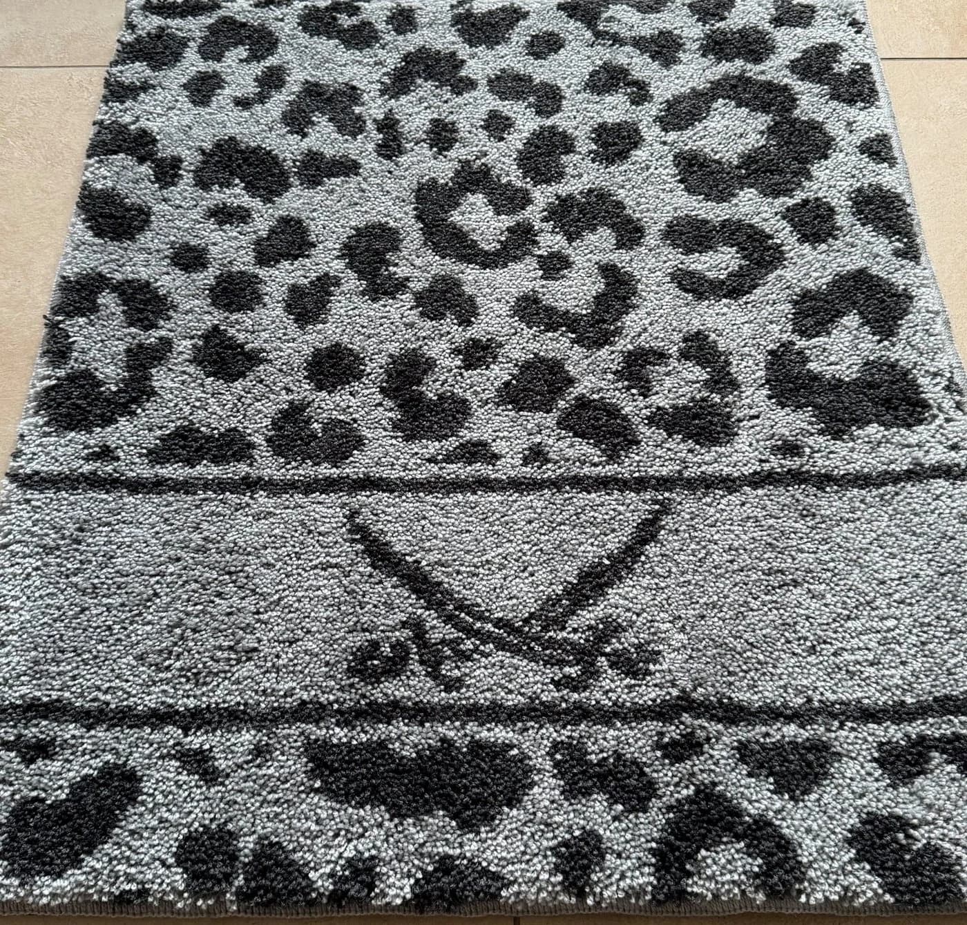 Sansibar Sylt Badematte Badteppich „Leo“ Leopardenmuster 20 mm