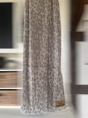 Sansibar Sylt Kuscheldecke Leo-Design Beige/Grau Fleece Bild 2