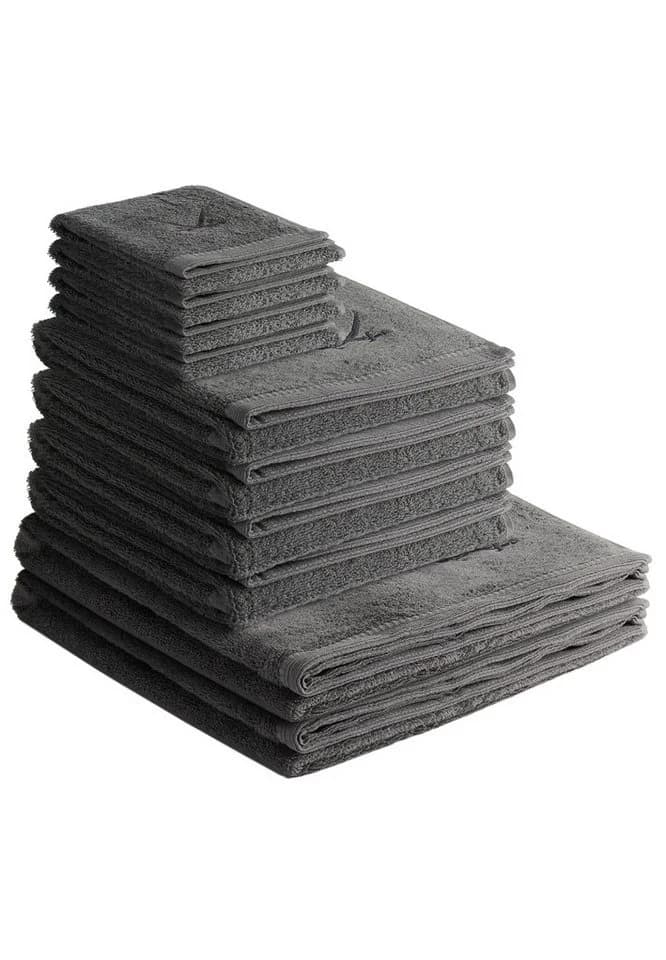 Sansibar Sylt Handtuch Set Classic 10-tlg. 100% Baumwolle, extra flauschig, maritimes Design - Bild 2