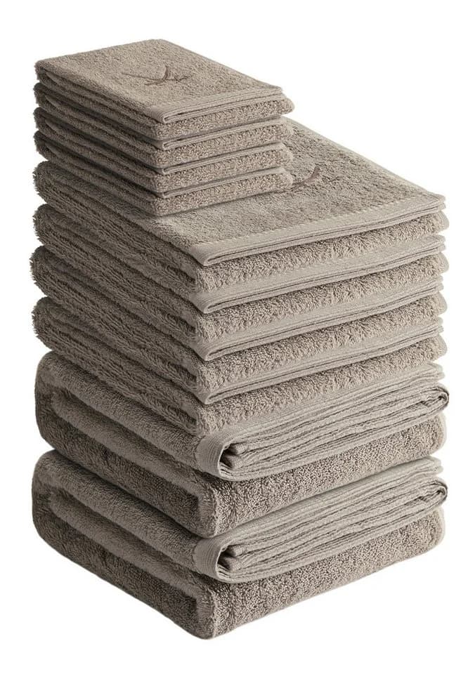 Sansibar Sylt Handtuch Set Classic 10-tlg. 100% Baumwolle Extraflauschig - Bild 2