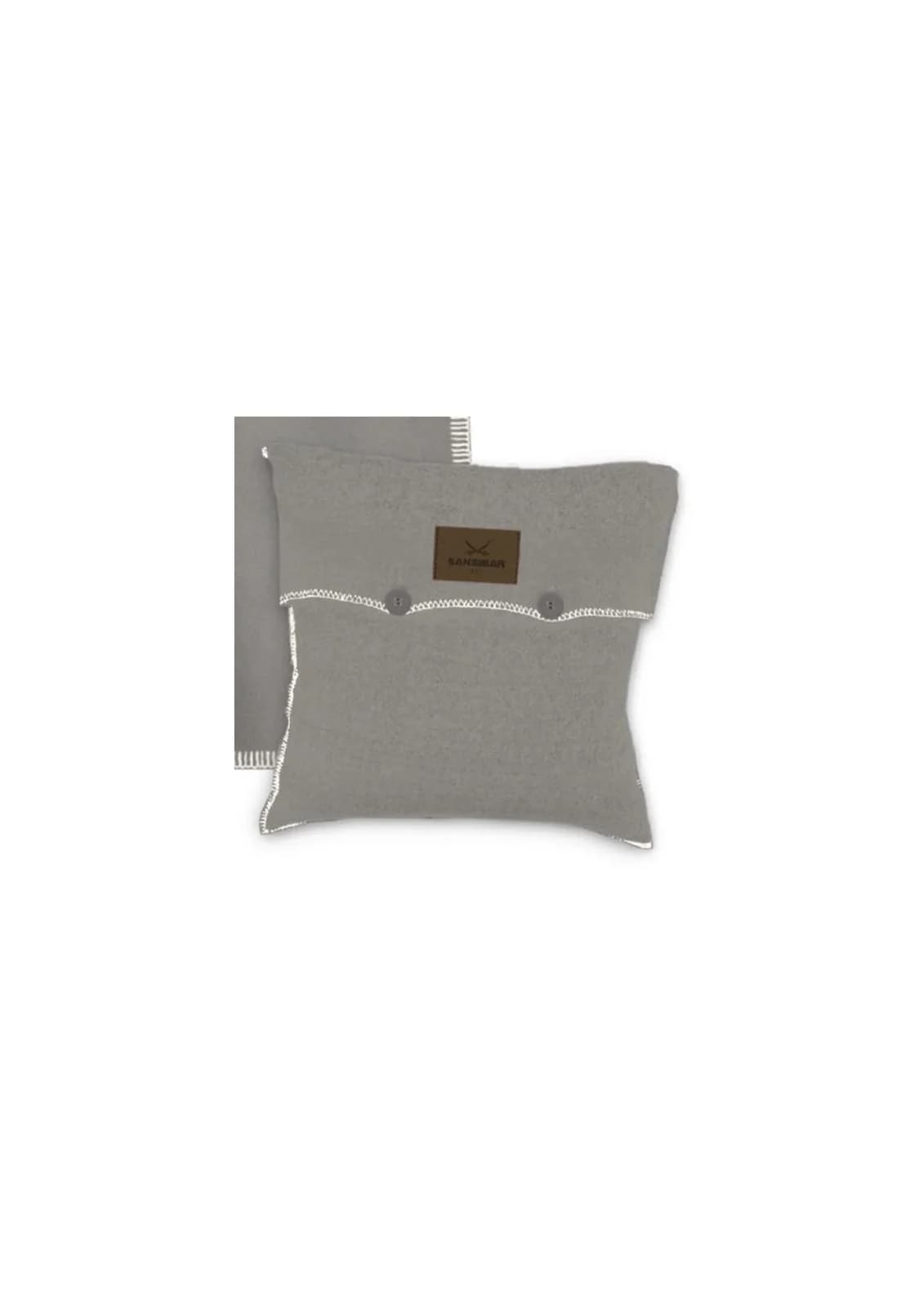 SANSIBAR Kissenhülle Polar Fleece Polyester Viskose