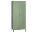skølm Kleiderschrank Ituri Metall Mintgrün 6 Fächer 2 Kleiderstangen Bild 1