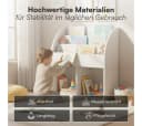 Bellabino Kinderregal Koro Weiß mit 5 Fächern und Faltboxen Bild 5