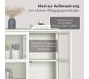 skølm Kommode Zephyr Weiß Metall mit Push-to-Open-Türen Bild 5