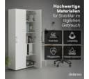 Bellamio Mehrzweckschrank Apol Weiß mit 2 Türen & 5 Fächern Bild 3