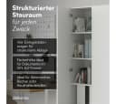 Bellamio Mehrzweckschrank Apol Weiß mit 2 Türen & 5 Fächern Bild 4