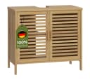 Bellamio Waschbeckenunterschrank Newa Bambus Modern Skandinavisch Bild 2
