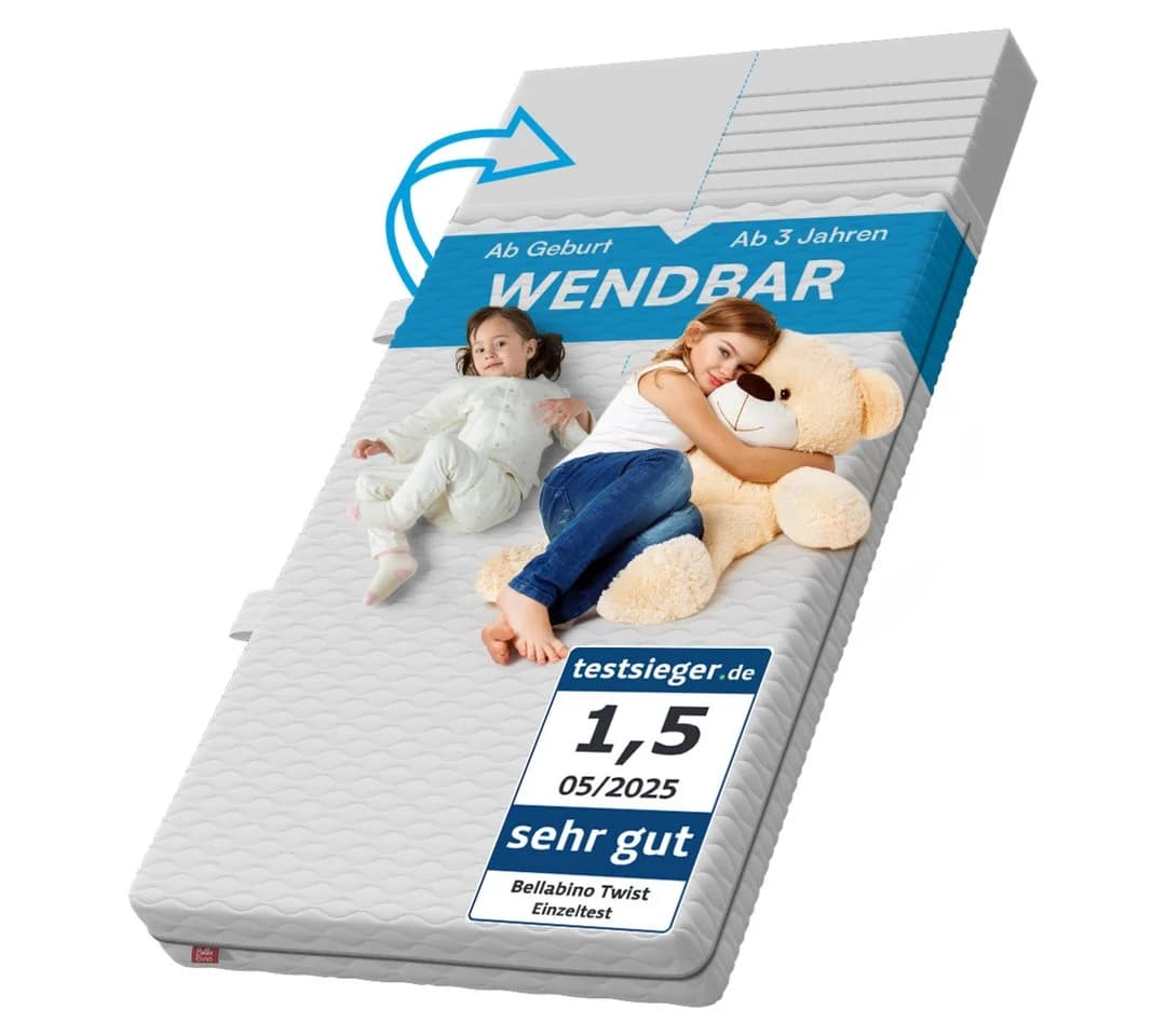 Bellabino Kindermatratze Twist Wendbar 7-Zonen Kaltschaum - Bild 2