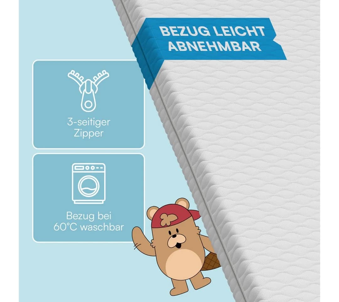 Bellabino Kindermatratze Twist Kaltschaummatratze 90x190 cm - Bild 4