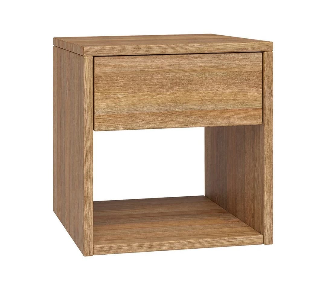 skølm Nachtschrank Floki Eiche Massivholz mit Schublade - Bild 2