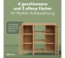 Bellamio Hochschrank Newa aus Bambus, 9 Fächer Bild 5