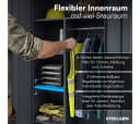 STEELSØN Garderobenschrank Regulus Anthrazit Stahl mit Schloss Bild 4