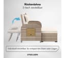 STEELSØN Gartenlounge-Set Caelum Polyrattan Rattan Sonnenliege Liegefunktion Bild 5