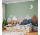 Bellabino Kinderbett Iskri Bodenbett mit Rausfallschutz Massivholz Kiefer Bild 2
