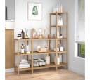 Bellamio Badregal Newa Bambus 3 Ebenen Lackiert Beige Bild 1