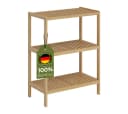 Bellamio Badregal Newa Bambus 3 Ebenen Lackiert Beige Bild 2