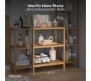 Bellamio Badregal Newa Bambus 3 Ebenen Lackiert Beige Bild 5