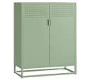 skølm Kommode Izar Metall Mintgrün Highboard mit Doppeltür Bild 1