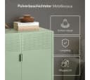 skølm Kommode Izar Metall Mintgrün Highboard mit Doppeltür Bild 4