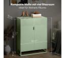 skølm Kommode Izar Metall Mintgrün Highboard mit Doppeltür Bild 5