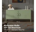 skølm Lowboard Atria Metall Mintgrün 4 Fächer 2 Türen Bild 5