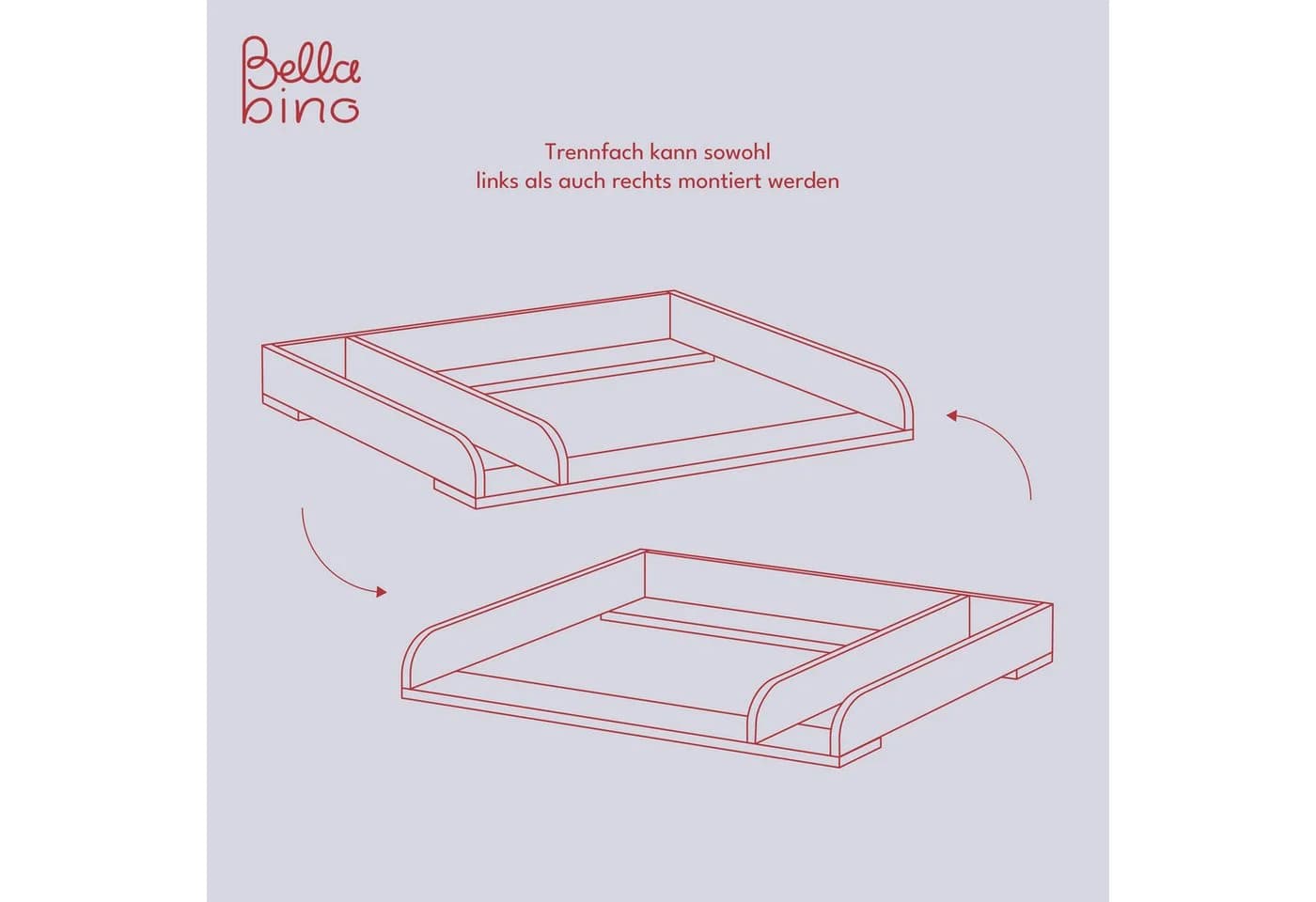 Bellabino Wickelaufsatz Oti für IKEA Malm Hemnes Nordli - Bild 3