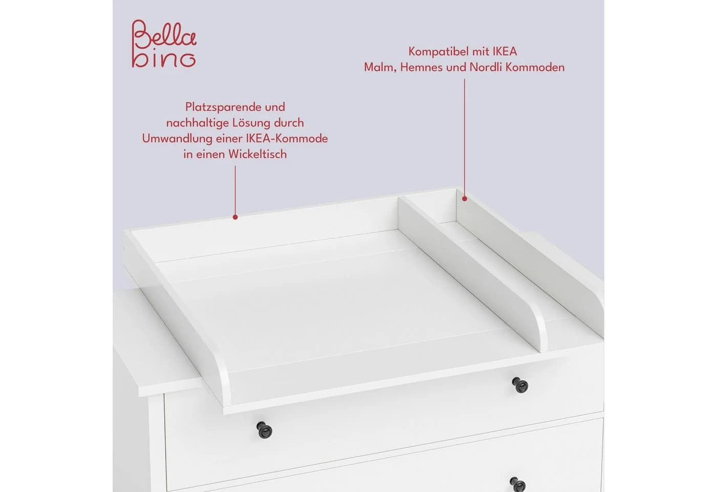 Bellabino Wickelaufsatz Oti für IKEA Malm Hemnes Nordli - Bild 5