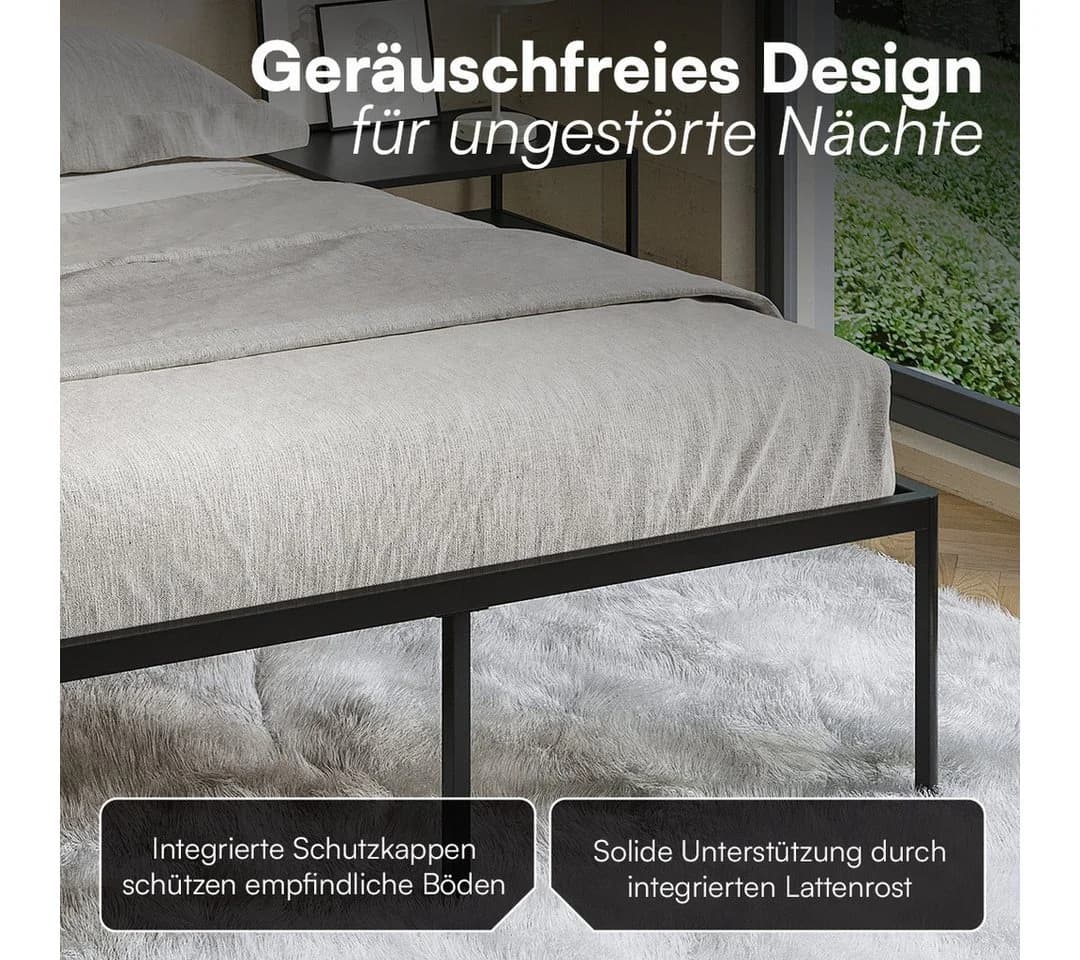 STEELSØN Metallbett Situla Schwarz Modernes Design - Bild 4