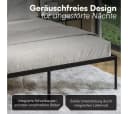 STEELSØN Metallbett Situla Schwarz ohne Kopfteil Bild 4