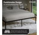 STEELSØN Metallbett Situla Schwarz ohne Kopfteil Bild 5