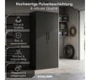 STEELSØN Garderobenschrank Regulus Abschließbar Schwarz Stahl Bild 1
