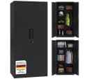 STEELSØN Garderobenschrank Regulus Abschließbar Schwarz Stahl Bild 2