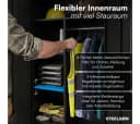 STEELSØN Garderobenschrank Regulus Abschließbar Schwarz Stahl Bild 4