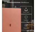 skølm Kommode Ituri Metall Terrakotta mit 3 Fächern und Magnetverschluss Bild 4