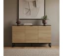 Bellamio Kommode Luvua Schwarz Eichenoptik 135cm Sideboard Bild 1