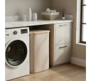 Bellamio Wäschekorb Tolt Beige 65 L mit herausnehmbarem Wäschesack Bild 1