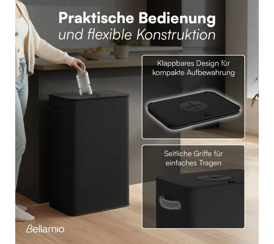Bellamio Flaschensammler Sur 100 L Anthrazit - Bild 5