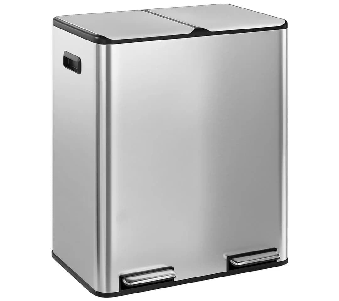 STEELSØN Mülleimer Elyron 2x30 Liter Edelstahl Soft-Close Fußpedal - Bild 2
