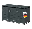 STEELSØN Mülltonnenbox Diorus 240L Anthrazit 3 Türen Bild 2
