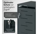STEELSØN Mülltonnenbox Diorus 240L Anthrazit 3 Türen Bild 4