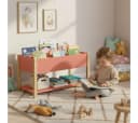 Bellabino Kinderregal Teme Terrakotta/Natur mit 4 Fächern Bild 1