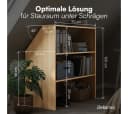 Bellamio Regal Aland Dachschrägenregal 45 Grad-Winkel Eiche Bild 5